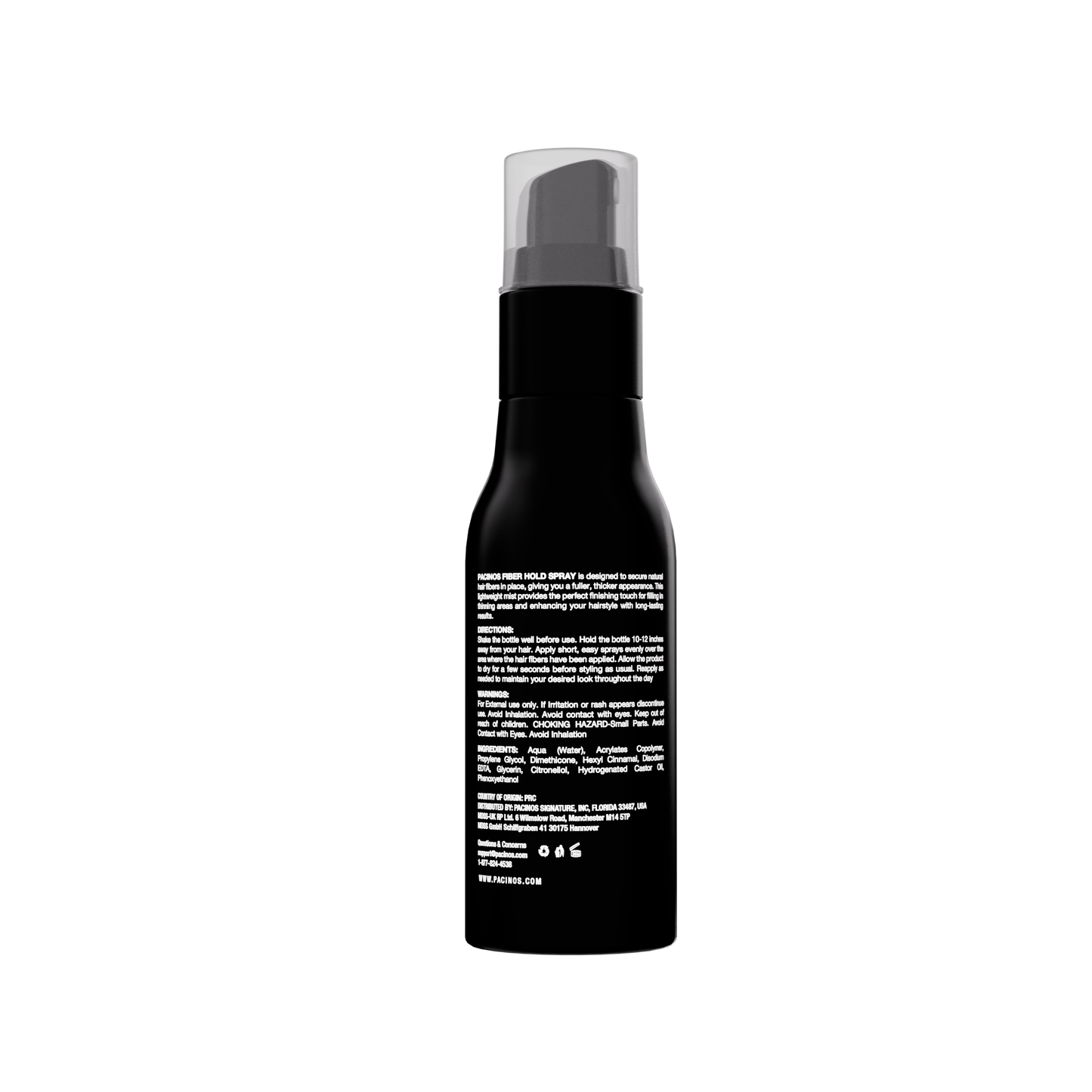 Hair Fiber Kit with Fiber Hold Spray - Instantly Cover Thinning Hair & Bald Spots with Natural Finish - Haircare
