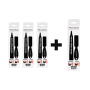 3 Beard Pencils + 1 Free - Brush Included