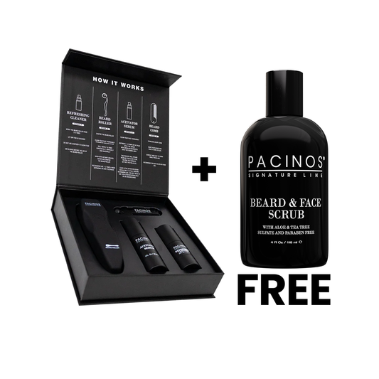 Beard Growth Kit + Free Beard & Face Scrub