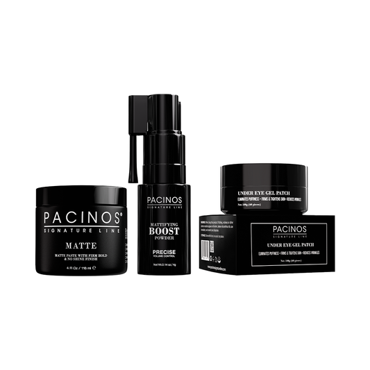 Matte Paste, Boost Powder & Under Eye Gel Patches