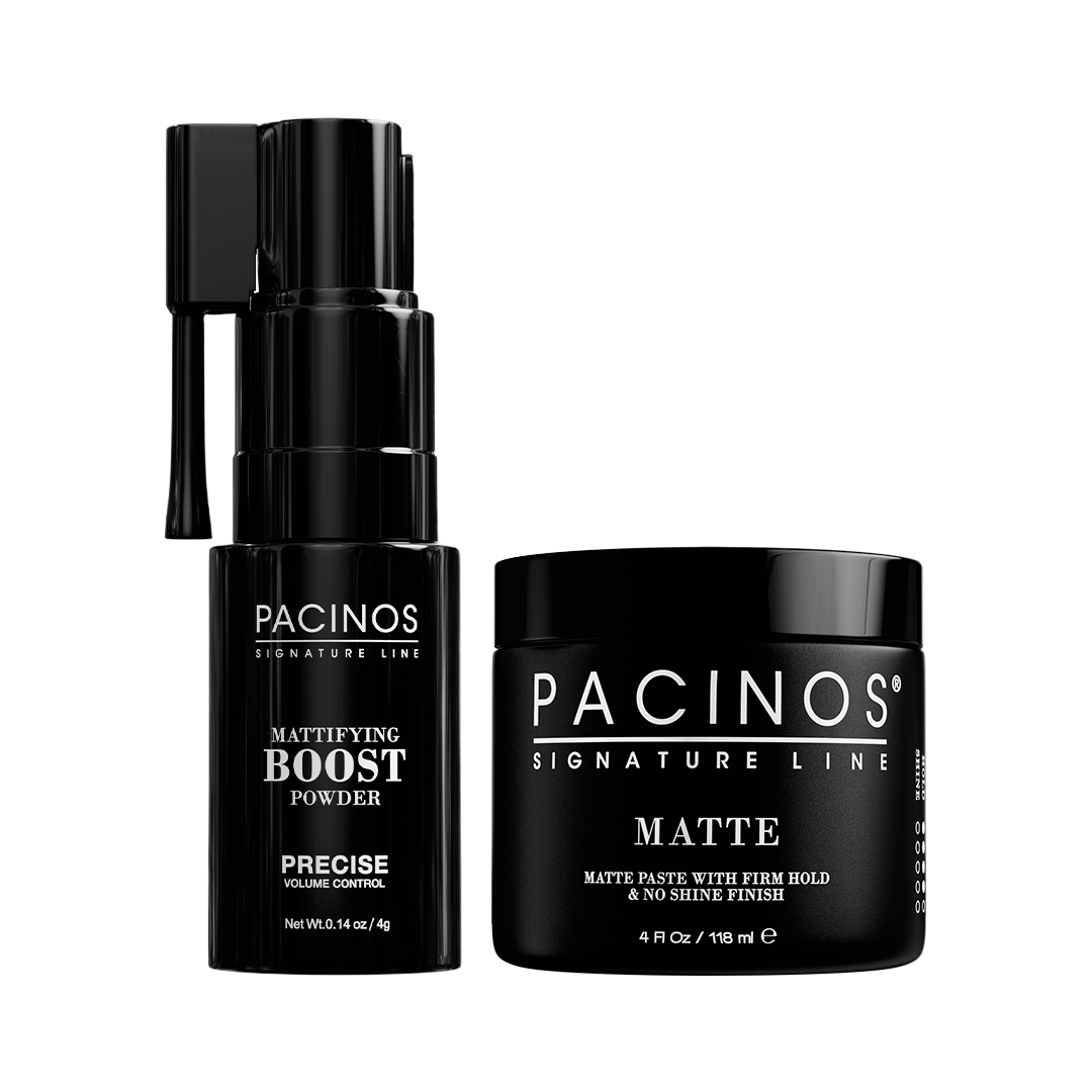 Matte Paste und mattierendes Boost-Puder