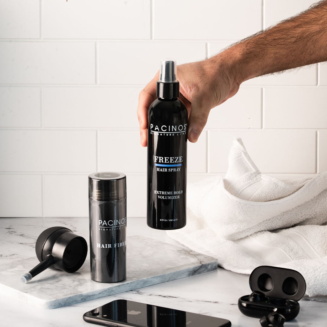 Hair Fibers Kit & Freeze Spray