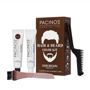 Kit de coloration cheveux et barbe - Châtain foncé