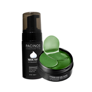 Mousse améliorant les boucles + patchs de gel sous les yeux