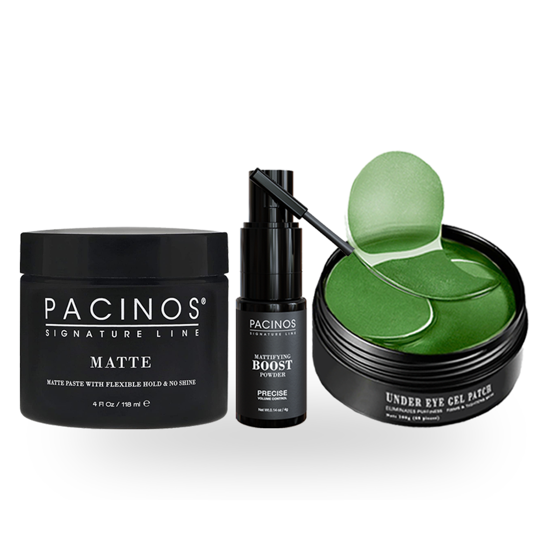 Matte Paste, Boost-Puder und Gel-Patches für die Augenpartie