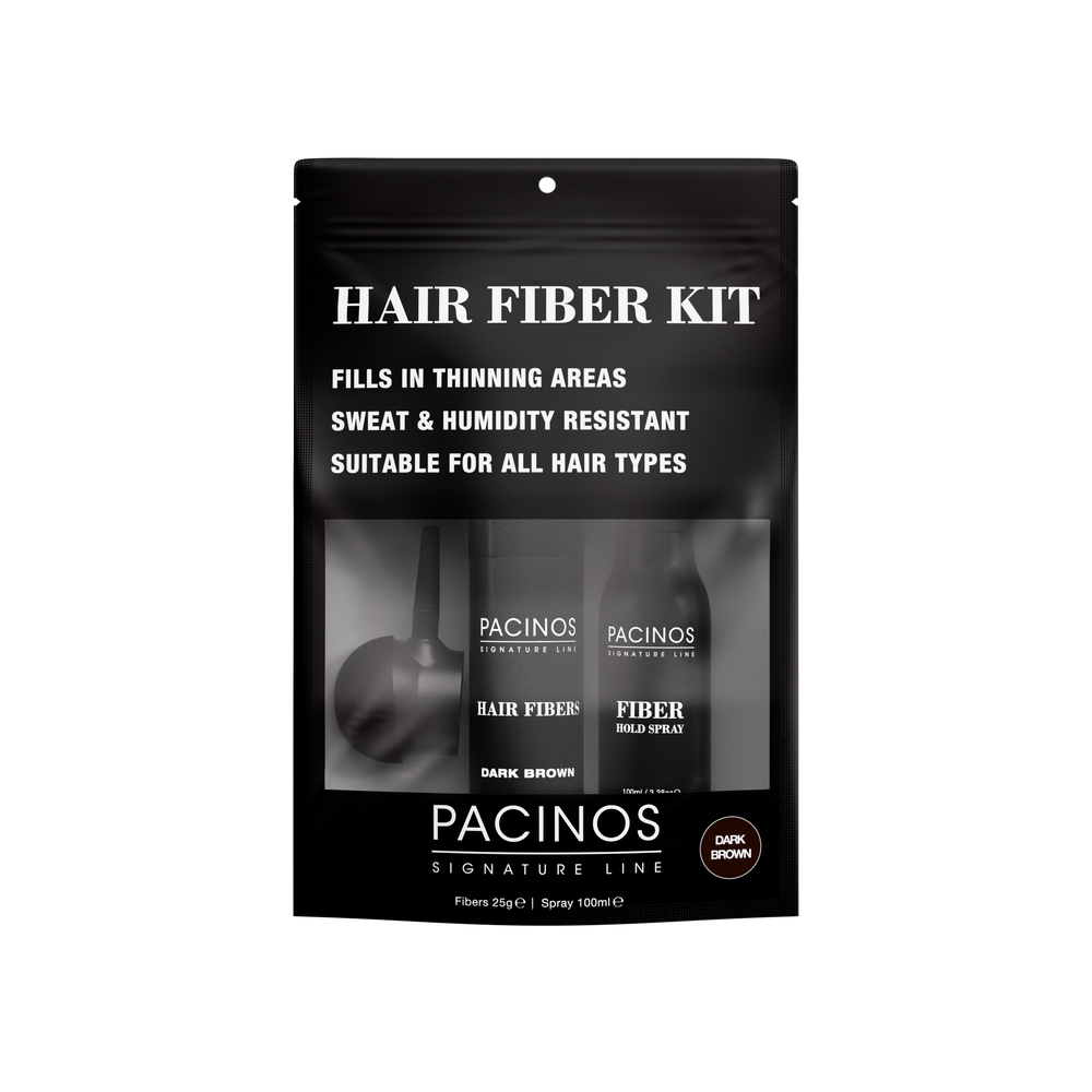 Hair Fiber Kit with Fiber Hold Spray - Instantly Cover Thinning Hair & Bald Spots with Natural Finish - Haircare