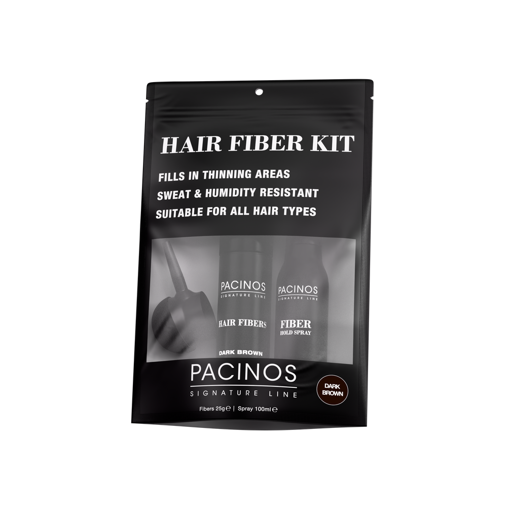 Hair Fiber Kit with Fiber Hold Spray - Instantly Cover Thinning Hair & Bald Spots with Natural Finish - Haircare