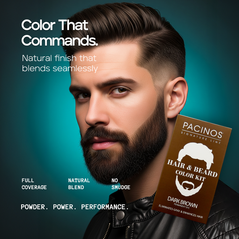 Hair & Beard Color Kit - Dark Brown