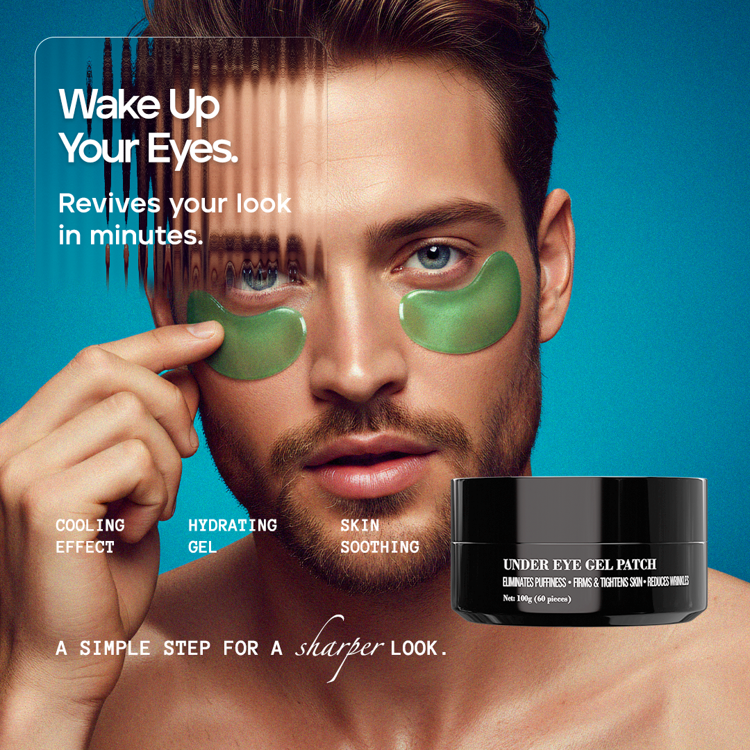 Gelpflaster unter den Augen