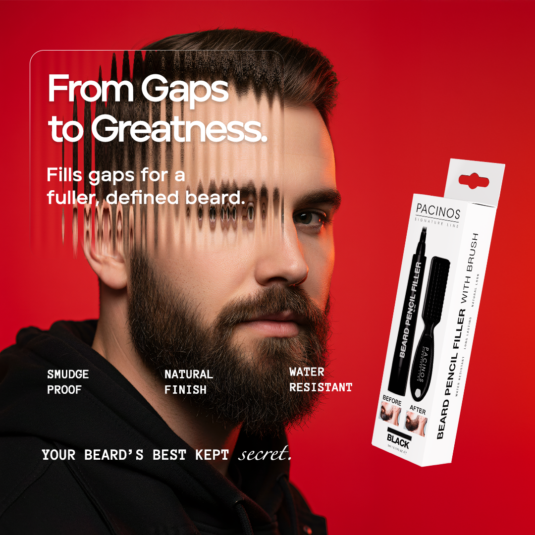 3 Beard Pencils + 1 Free - Brush Included