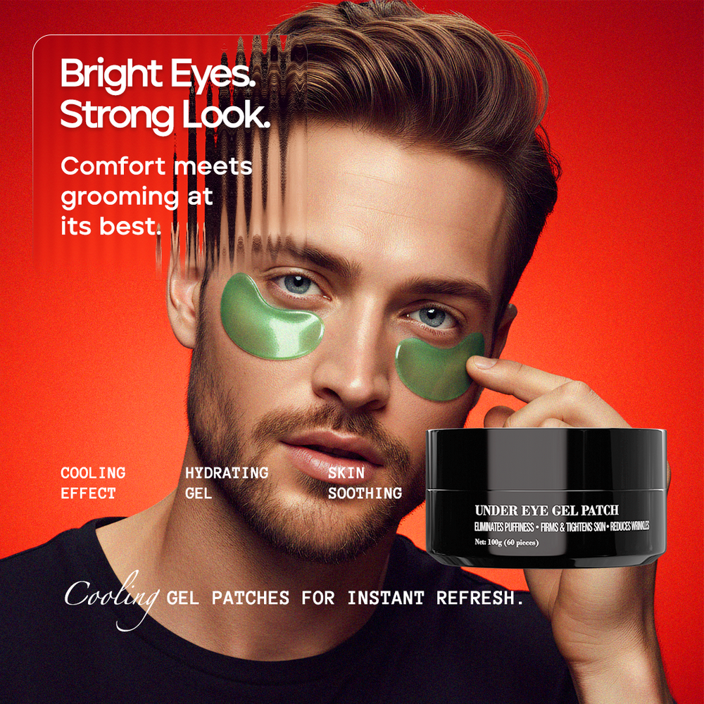 Gelpflaster unter den Augen