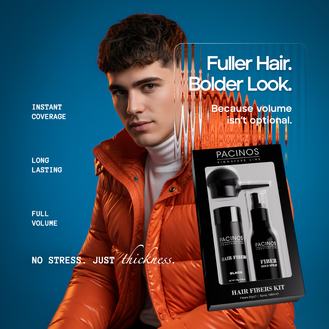 Hair Fiber Kit with Fiber Hold Spray - Instantly Cover Thinning Hair & Bald Spots with Natural Finish - Haircare