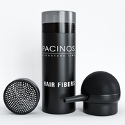 Pacinos Hair Fibers bottle, shaker cap and applicator