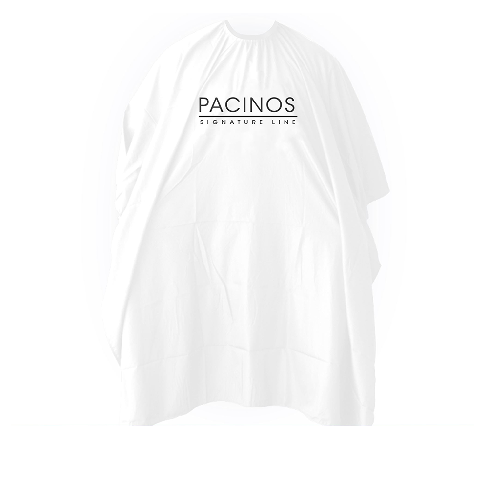 Pacinos Signature Line Barber Cape (White)