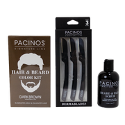 BUNDLE- Hair & Beard Color Kit + Dermablade + Beard Face Scrub